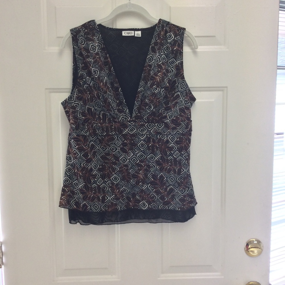 CATO SLEEVELESS TOP SIZE L - Picture 4 of 5